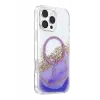 Mey İthalat®   iPhone 16 Pro Max Lotus Simli Magsafe Kapak - Mor