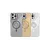 Mey İthalat®   iPhone 16 Stella PC Sert Magsafe Kılıf - Gold