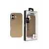 Mey İthalat®   iPhone 16 Wonder Deri Magsafe Kapak - Bronz