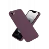 Mey İthalat®  iPhone 16E Kılıf First Silikon - Mürdüm