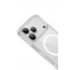 Mey İthalat®   iPhone 17 Pro Kılıf Pc Real Magsafe Kapak - Şeffaf