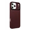 Mey İthalat®   iPhone 17 Pro Max Auto Focus Karbon Kapak - Bordo