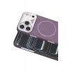 Mey İthalat®   iPhone 17 Pro Max Export Magsafe Kapak - Mor