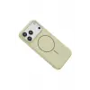 Mey İthalat®   iPhone 17 Pro Max Jully Magsafe Kapak - Bej