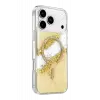 Mey İthalat®   iPhone 17 Pro Max Lotus Simli Magsafe Kapak - Gümüş
