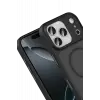 Mey İthalat®   iPhone 17 Pro Megane Magsafe Kapak - Siyah