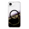 Mey İthalat®   iPhone 17E Lotus Simli Magsafe Kapak - Siyah