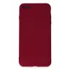Mey İthalat®  iPhone 7 Plus Kılıf First Silikon - Bordo