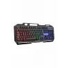Mey İthalat® Işıklı  Q Klavye Mouse Seti Siyah Gaming  Klavye
