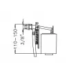 Mey İthalat® Japar 3/8 Şok Kapatmalı Flatör