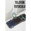 Mey İthalat®  Klavyesi Q Klavye RGB Işıklı Mouse Hediyeli