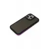 Mey İthalat®   iPhone 15 Pro Max Harvel Kapak - Derin Mor