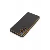 Mey İthalat®  One Plus 9 Kılıf Volet Silikon - Siyah