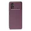 Mey İthalat®   Poco X4 Pro 5G Kılıf Volet Silikon - Mor