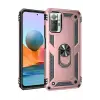 Mey İthalat®   Redmi Note 10 Pro Kılıf Sofya Yüzüklü Silikon Kapak - Rose