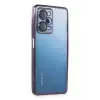 Mey İthalat®   Redmi Note 12 Pro 5G Kılıf  Lensli Silikon - Mor