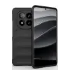 Mey İthalat®   Redmi Note 14 Pro 5G Kılıf Optimum Silikon - Siyah