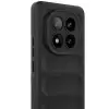 Mey İthalat®   Redmi Note 14 Pro 5G Kılıf Optimum Silikon - Siyah