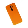 Mey İthalat®  Redmi Note 8 Pro Kılıf First Silikon - Turuncu
