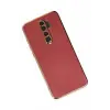 Mey İthalat®   Redmi Note 8 Pro Kılıf Volet Silikon - Kırmızı