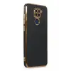 Mey İthalat®   Redmi Note 9 Kılıf Volet Silikon - Siyah