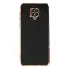 Mey İthalat®   Redmi Note 9 Pro Kılıf Volet Silikon - Siyah