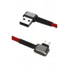 Mey İthalat®  S73 Micro USB Kablo 1M 2.1A - Kırmızı