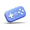 Micro Bluetooth Gamepad Pocket-sized Mini Controller for Switch; Android, and Raspberry Pi, Supports Keyboard Mode (Blue)