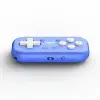 Micro Bluetooth Gamepad Pocket-sized Mini Controller for Switch; Android, and Raspberry Pi, Supports Keyboard Mode (Blue)