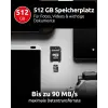 Micro Sdxc 512GB Sınıf 10 Bellek Kartı, SD Adaptörlü Uhs-I