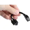 Micro USB Erkek - USB 2.0 Dişi, Micro USB Dişi OTG Y Kablo DK-CB-MICROTG2Y