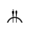 Micro USB Hızlı Şarj Kablosu Siyah + Siyah Uç 150 CM