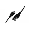 Micro USB Hızlı Şarj Kablosu Siyah + Siyah Uç 150 CM