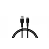 Micro USB Hızlı Şarj Kablosu Siyah + Siyah Uç 150 CM