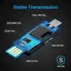 Micro USB OTG Adapter and USB 2.0 Portable Memory Card Reader for SDXC, SDHC, SD, MMC, RS-MMC, Micro SDXC, Micro SD, Micro SDHC Card and UHS-I Cards