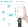 Micro USB OTG Adapter and USB 2.0 Portable Memory Card Reader for SDXC, SDHC, SD, MMC, RS-MMC, Micro SDXC, Micro SD, Micro SDHC Card and UHS-I Cards
