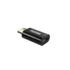 Micro USB Soket - USB -C Fiş Adaptörü, Siyah