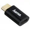 Micro USB Soket - USB -C Fiş Adaptörü, Siyah