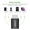 Micro USB - Type-C Dönüştürücü Adaptör, Siyah