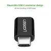 Micro USB - Type-C Dönüştürücü Adaptör, Siyah
