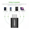 Micro USB - Type-C Dönüştürücü Adaptör, Siyah