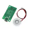 Micro Usb Ultrasonik Nem Üretici Devre + Seramik Disk Transducer 5V 2W Soğuk Buhar Sis Duman Atomizer 38ml/saat 16mm-20mm Piezoelektrik Disk