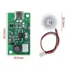 Micro Usb Ultrasonik Nem Üretici Devre + Seramik Disk Transducer 5V 2W Soğuk Buhar Sis Duman Atomizer 38ml/saat 16mm-20mm Piezoelektrik Disk