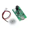 Micro Usb Ultrasonik Nem Üretici Devre + Seramik Disk Transducer 5V 2W Soğuk Buhar Sis Duman Atomizer 38ml/saat 16mm-20mm Piezoelektrik Disk