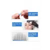 Microblading İğnesi, 12CF, 0.18 mm, Tıbbi Paslanmaz Çelik, 10 Adet, Mavi