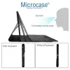 Microcase Samsung Galaxy Tab A9 Plus SM-X210 11 inch Tablet Bluetooth Touchpad Klavye + Standlı Suni Deri Kılıf -BKK5