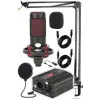 Midex CXN-30 Paket-3 +48V Phantomlu Mikrofon Stand Seti