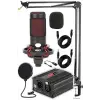 Midex CXN-30 Paket-3 +48V Phantomlu Mikrofon Stand Seti