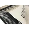 Mihrap Desenli Düz Şönil Seccade Krem