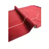 Mihrap Desenli Kadife Seccade Bordo